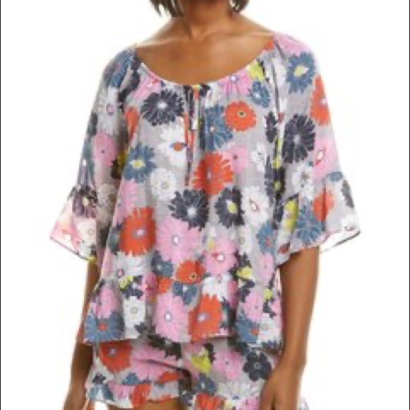 Kensie pajama Wear 2 ways top - Picture 2 of 6